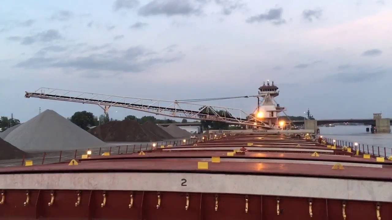 Tour a Great Lakes freighter unloading on the Saginaw River