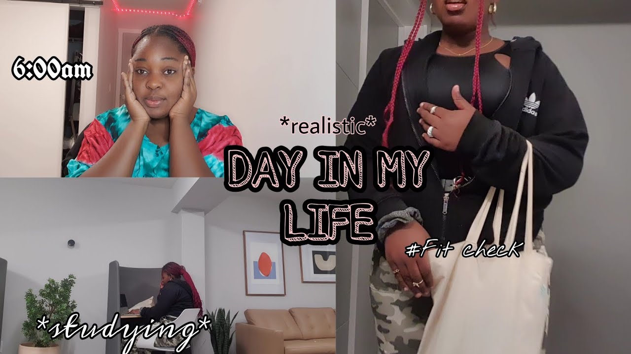 6am random day in my life as a college student (University of winnipeg) | *fitcheck*