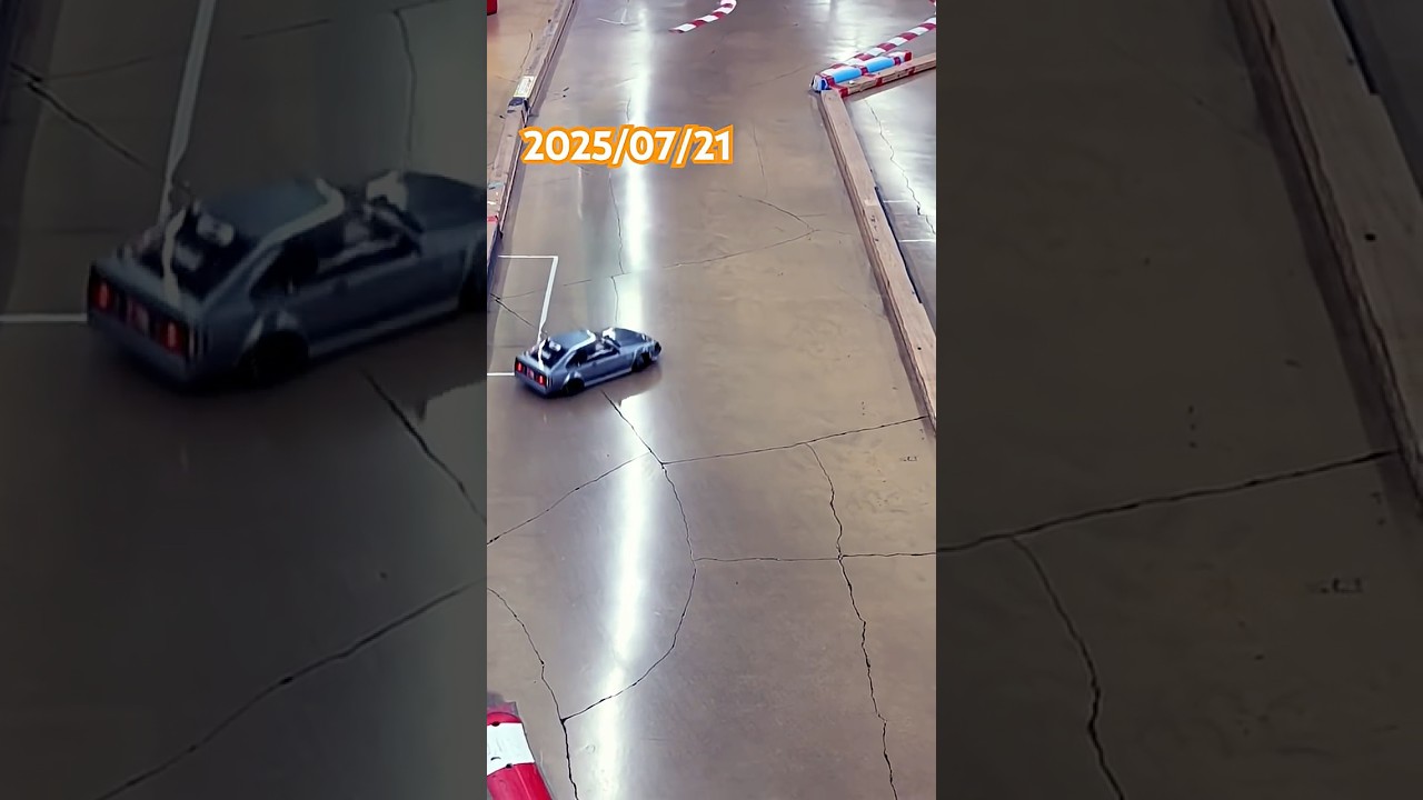 レジャーランド厚木 ヨコモドリフト用ホイール & ケツ進 & XD10 小5ドリラジRC Drift car driven by 10 years old. 