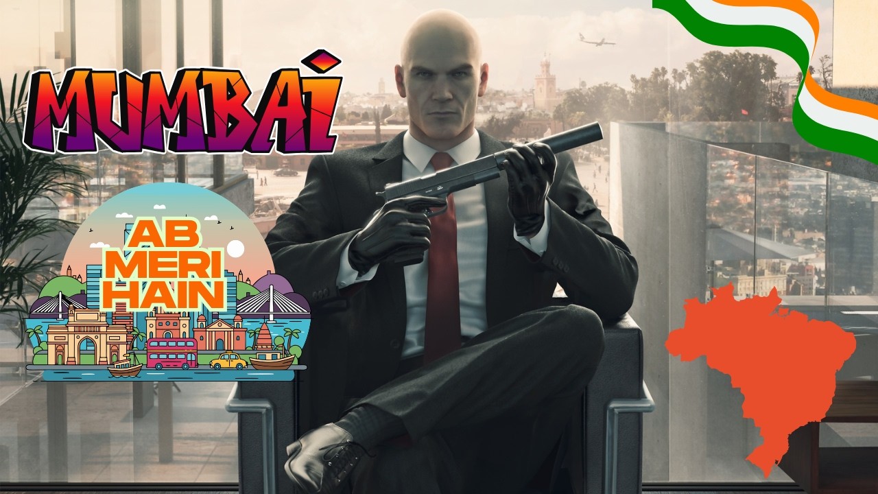 Agent 47 in Mumbai 😈| HITMAN 2 Mumbai – Silent Assassin in India 🇮🇳🔥