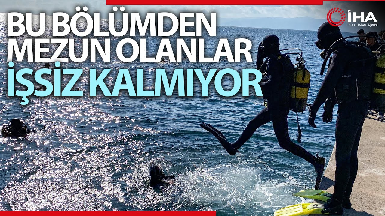 Birinci Sınıf Sanayi Dalgıcı Olup İşsiz Kalmıyorlar