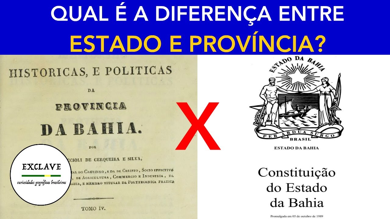 Qual a diferença entre estado e província?