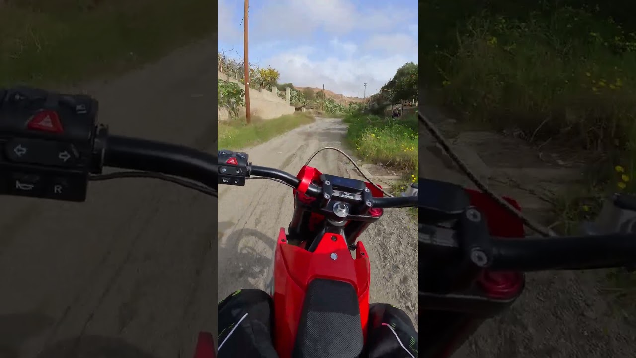 Esco a fare un giro con la #Arcticleopard #EXE800 #moto #cross #enduro #elettrica 90v75ah da 30kw