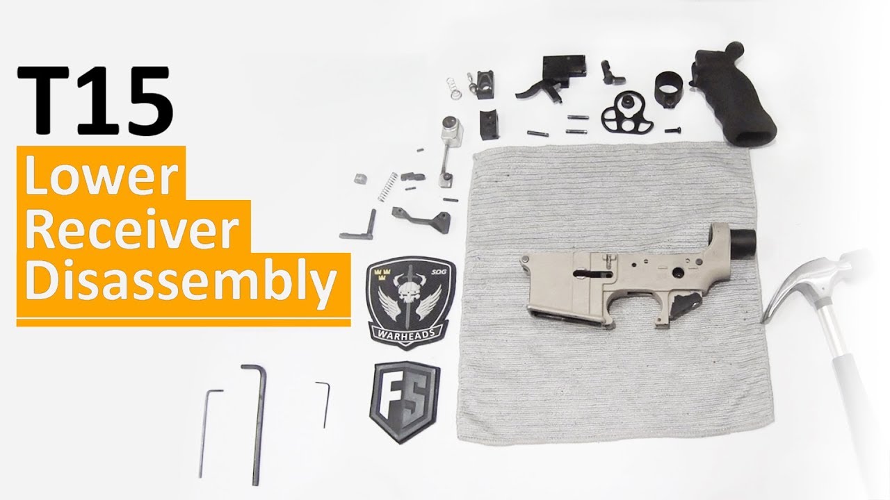 First Strike T15 Disassembly - Lower Receiver【 Warheads Paintball 】
