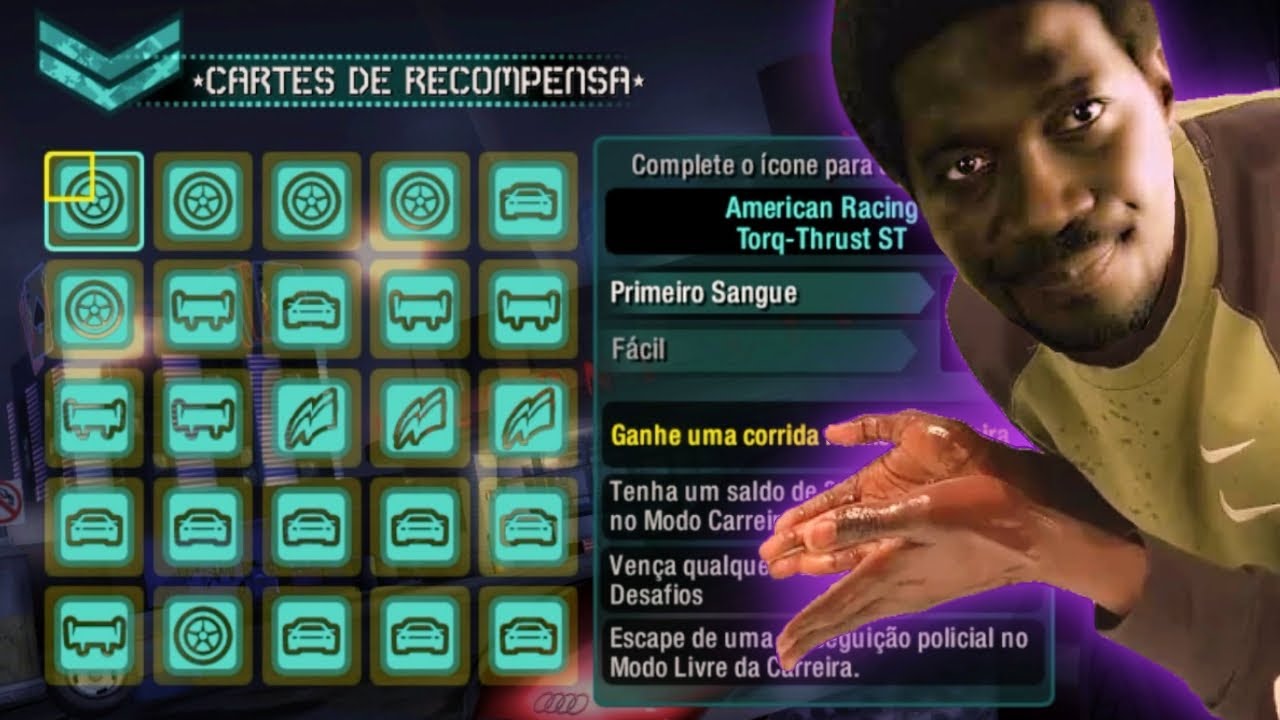 COMO FAZER TODOS OS CARTÕES DE RECOMPENSA | PLATINANDO NFS CARBON