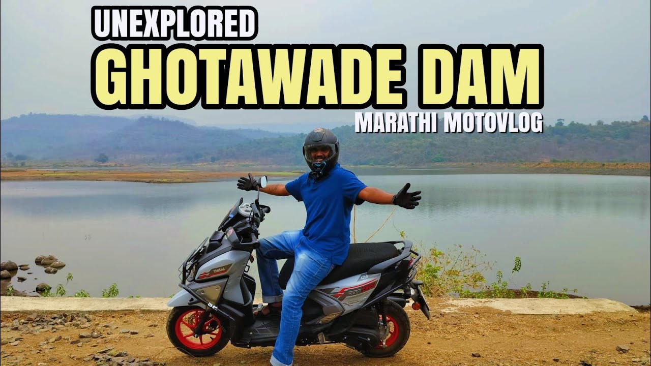 Peaceful Ride to Ghotawade Dam | Hidden Gem Near Old Mumbai Goa Highway | Yamaha RayZR | Dji Action2