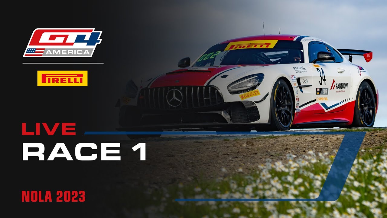 LIVE | Race 1 | NOLA | Pirelli GT4 America 2023