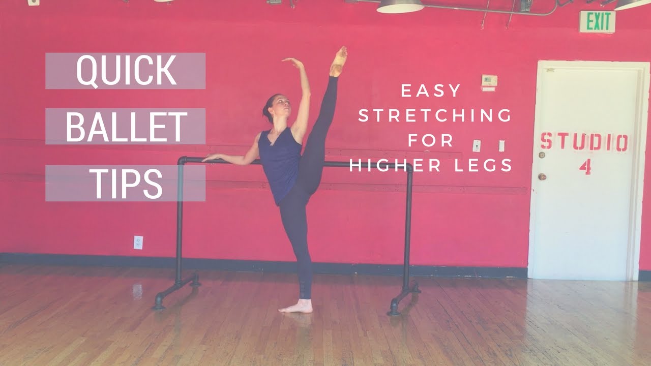 Stretching for Higher Extensions | Quick Ballet Tips
