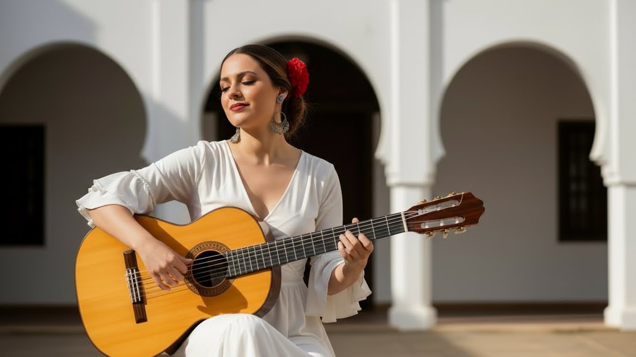 Desert Nights Spanish Guitar & Arabic Oud 🌙 Flamenco Fusion for Focus, Travel & Deep Chill