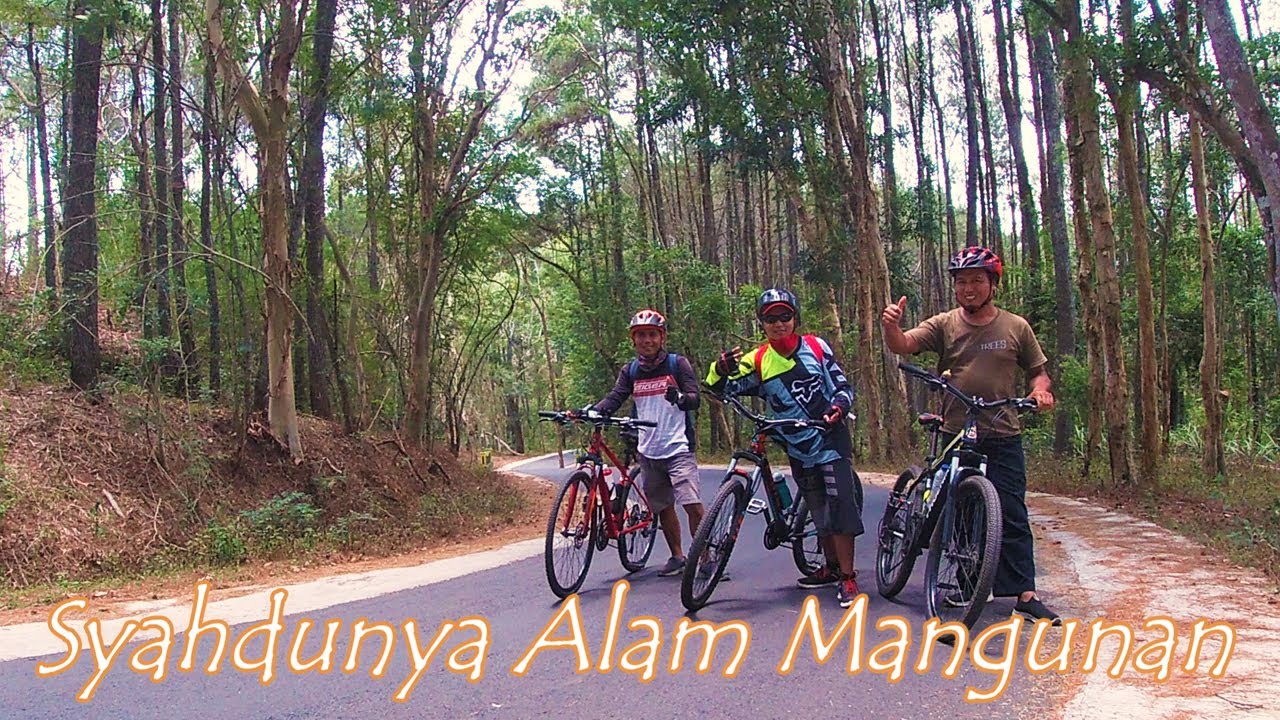 Gowes pos pit lingseng lanjut susur obwis di mangunan dlingo bantul