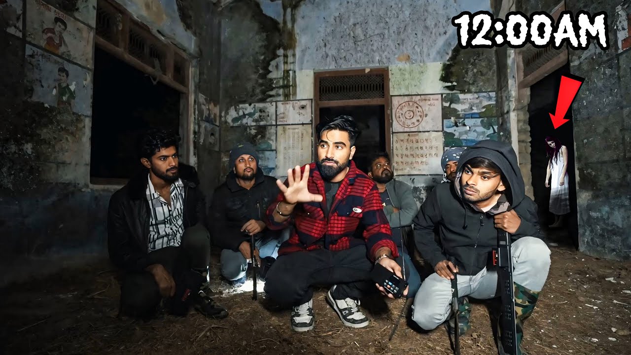 रात के 12 बजे चुडैल ने बात करी | Visiting Most Haunted School At Night - 100% Real…
