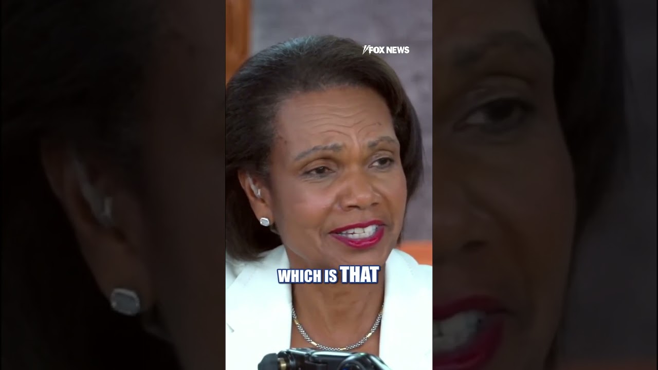 Condoleezza Rice CALLS OUT Iranian regime after &lsquo;DOOMSDAY WAR&rsquo; threat #shorts #news #foxnews #us