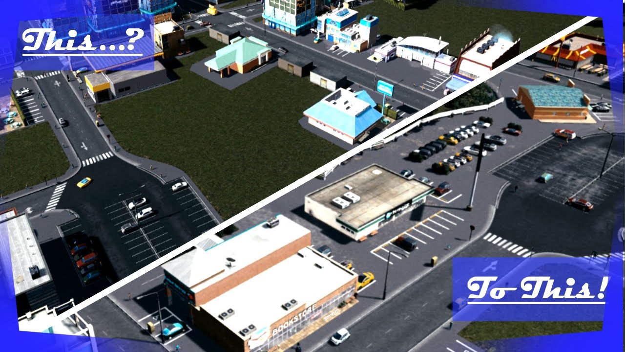 Cities Skylines Tutorial 2020: Unique Commercial Areas