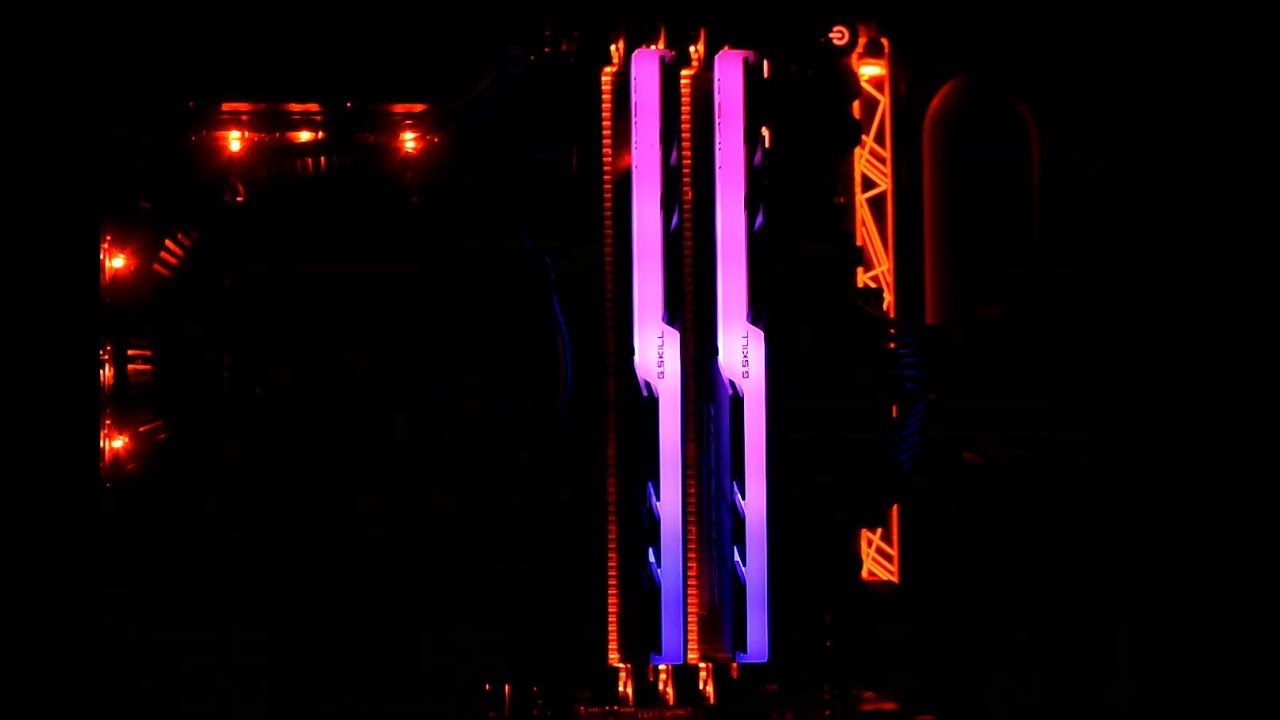 G.SKILL Trident Z RGB  2 x 8 GB, 3200 MHz, CL16 (unboxing, installation, test)