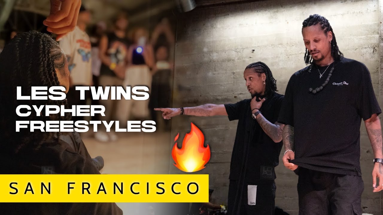 Exclusive: LES TWINS San Francisco Cypher Freestyles 🔥