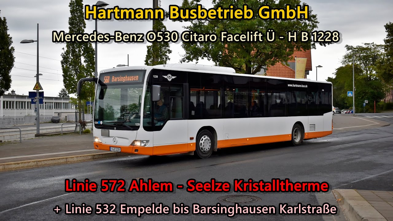 Kickdown [Sound] Bus Mercedes-Benz O530 Citaro Facelift Ü von Hartmann - H B 1228 (ZF Ecomat)