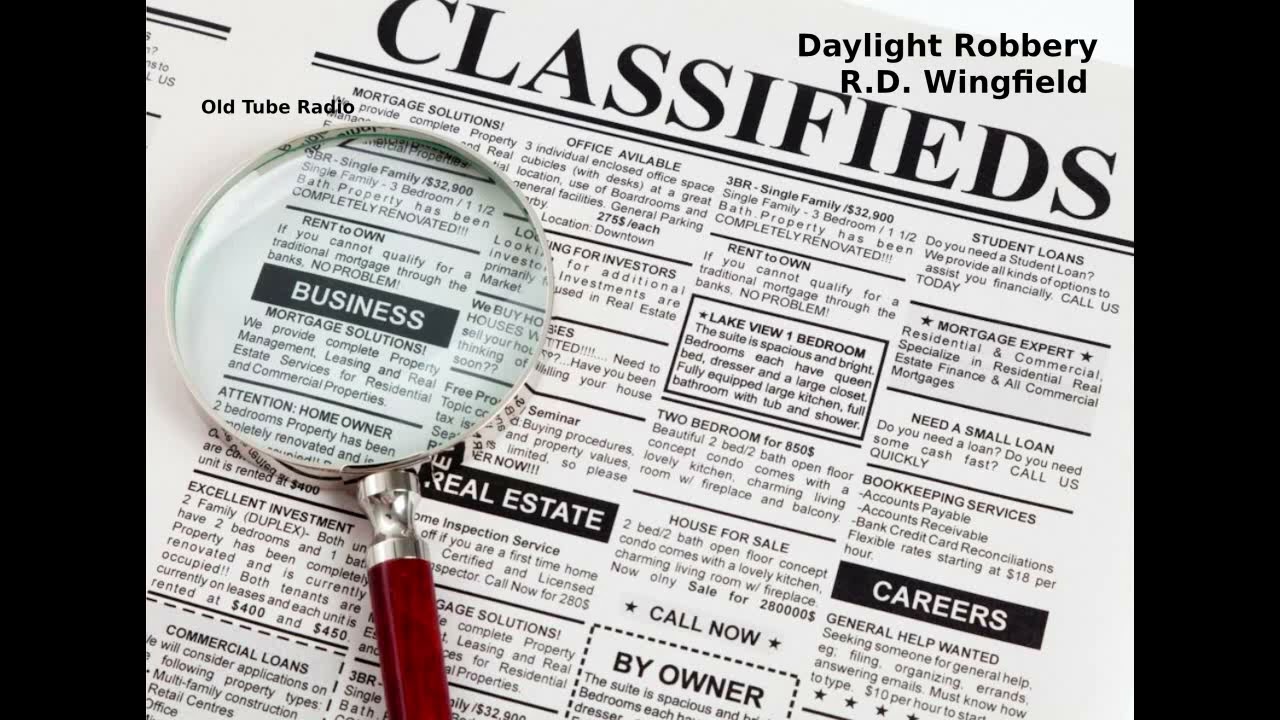 Daylight Robbery by R.D. Wingfield | Classic BBC Crime Radio Drama