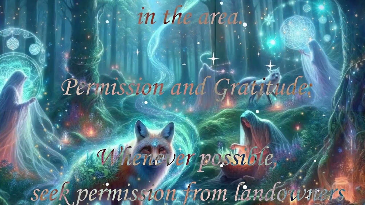 Conservation and Ethical Wildcrafting, Living in Harmony with Nature