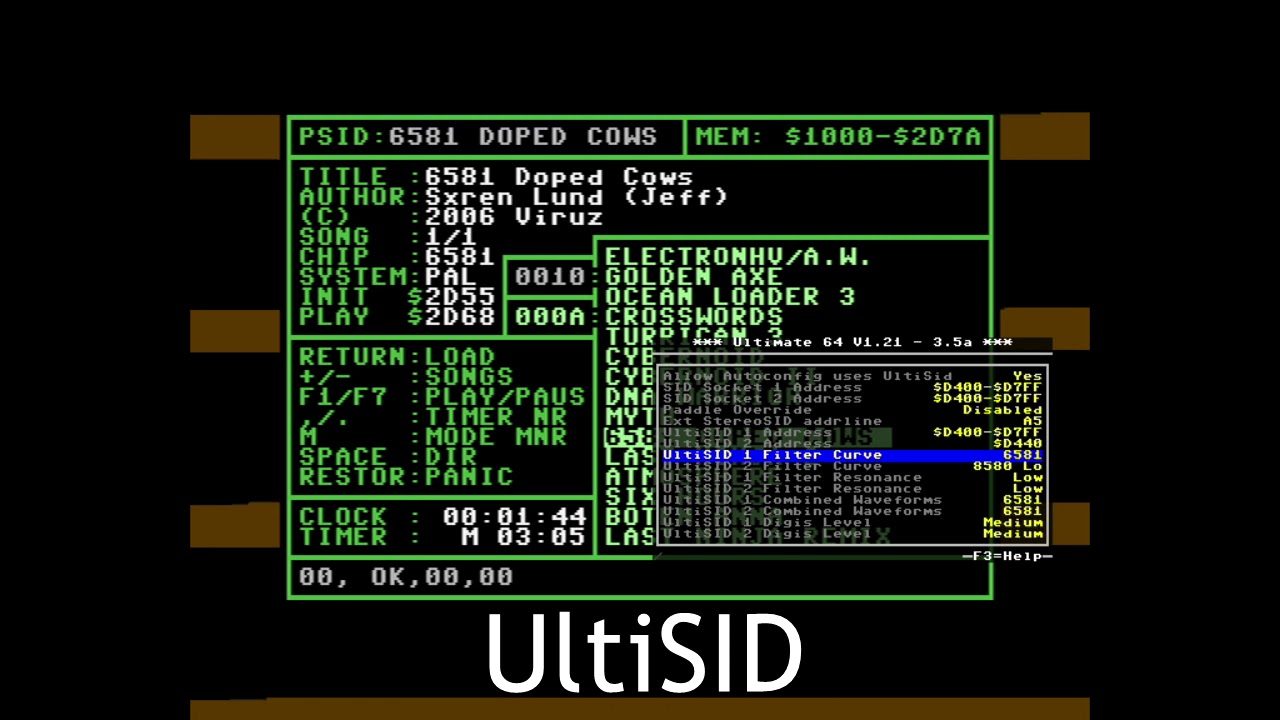 FPGA SID 6581 WAR!!! MiST vs MiSTer vs u64