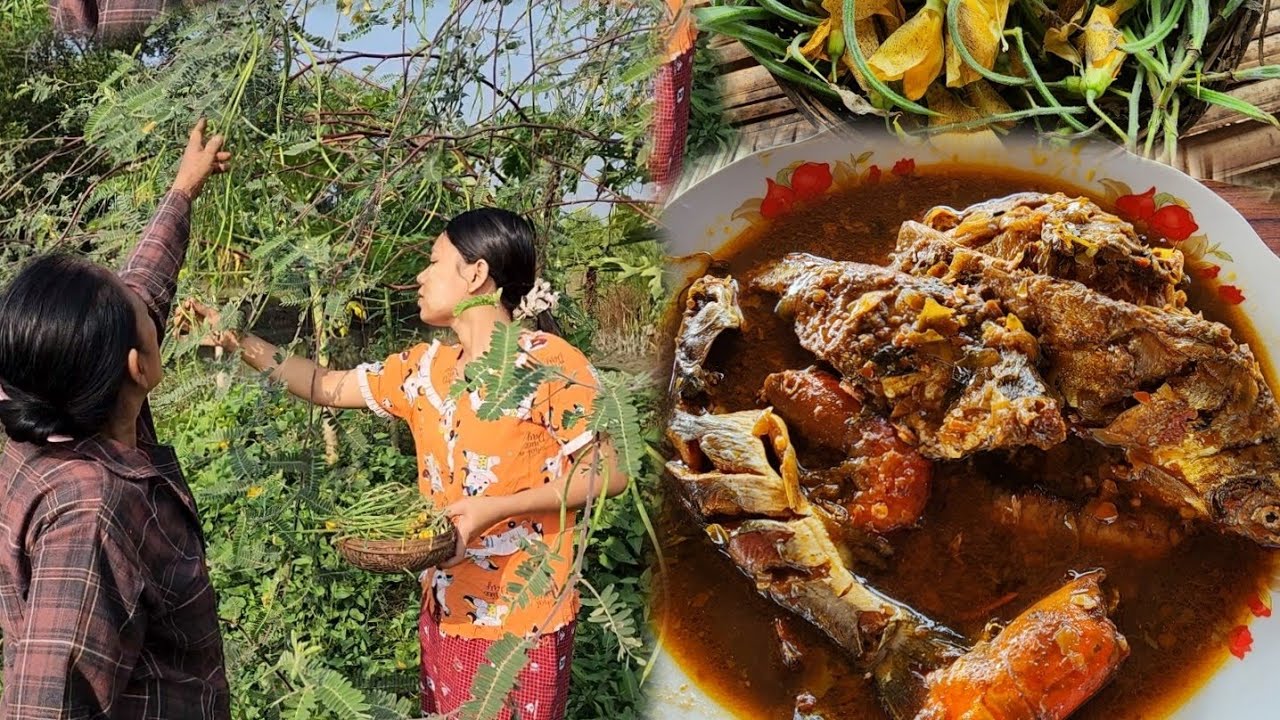 အမိုးအပါးနဲ့အတူစားတဲ့ ဉာဏ်ရွက်တို့စရာနဲ့မြိန်စရာထမင်းပွဲလေး😋😍