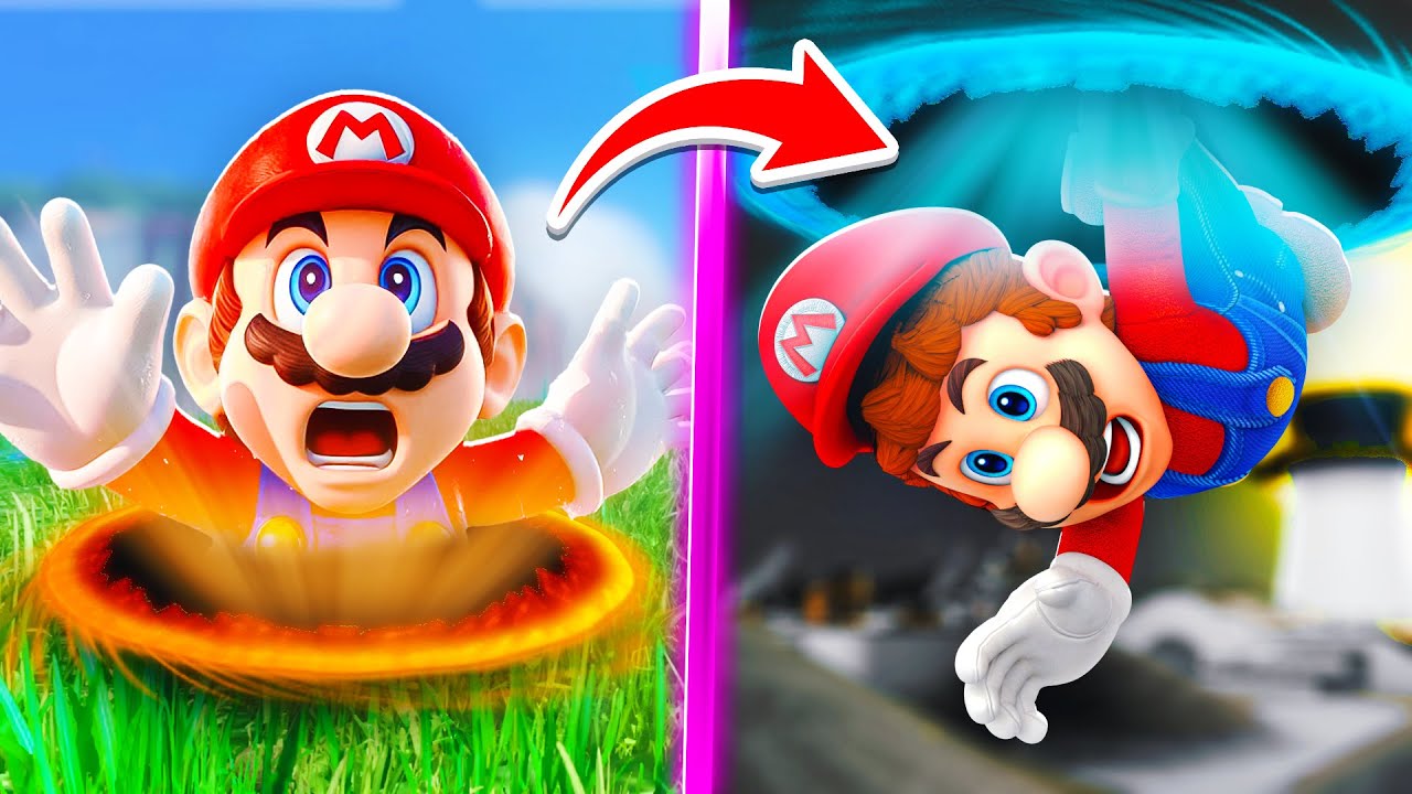 Mario Odyssey, aber ich TELEPORTIERE mich alle 10 SEKUNDEN...