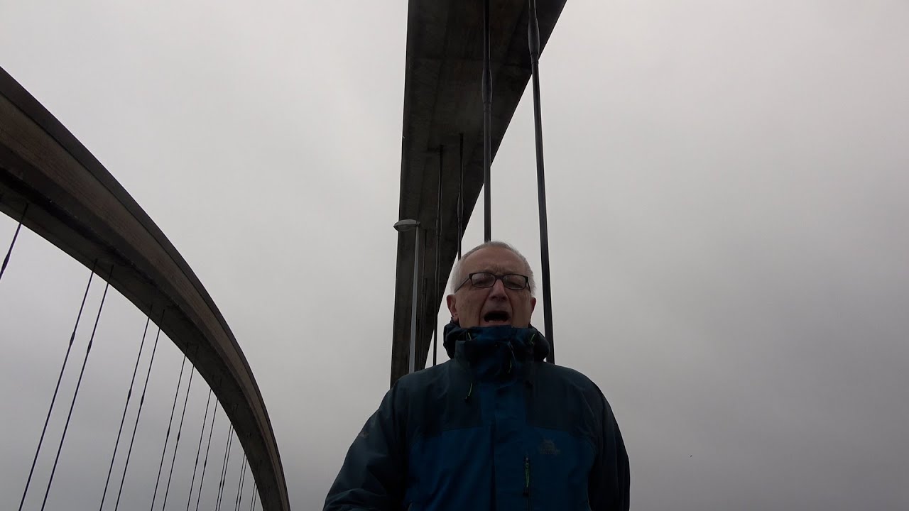 Tréguier, le pont Canada, avec Beñat Achiary