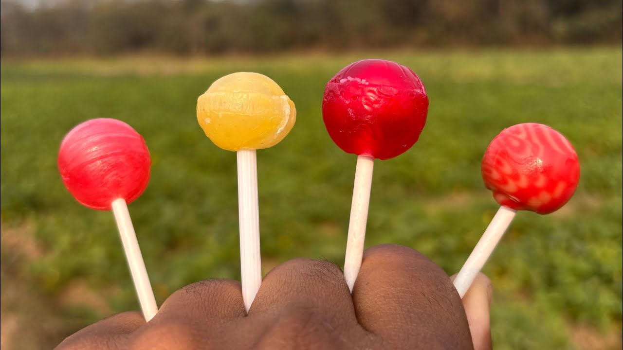 Very satisfying village boy lollipop eating 365 