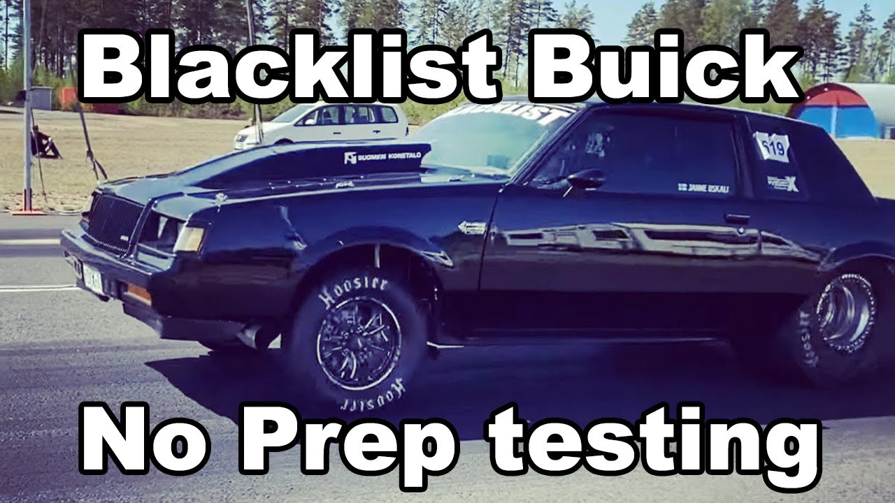 Blacklist Buick No Prep-testipäivä Kiikalassa