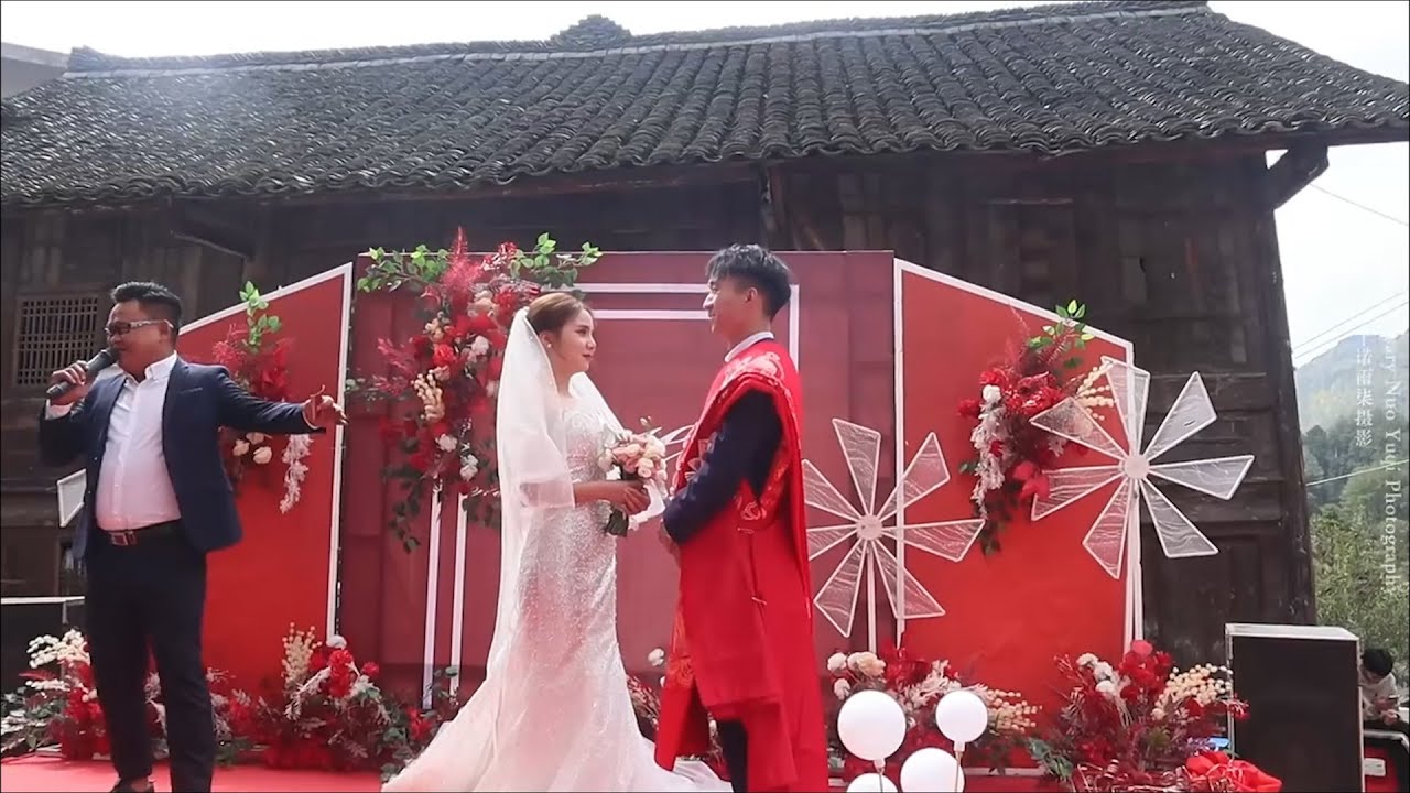 中国贵州开阳禾丰布依族苗族乡的农村婚礼Rural Wedding in Hefeng Buyi and Miao Ethnic Township, Kaiyang, Guizhou, China