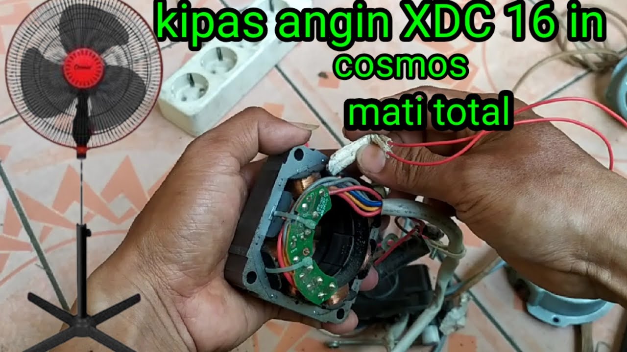 Memperbaiki kipas angin Cosmos berdiri/16 xdc