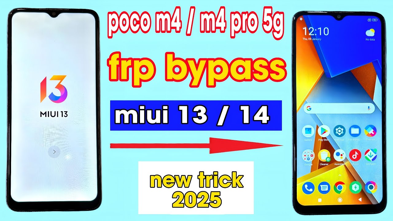 Poco m4 5g frp bypass miui 13 / poco m4 pro 5g  frp bypass miui 13 / poco m4 frp bypass / frp unlock