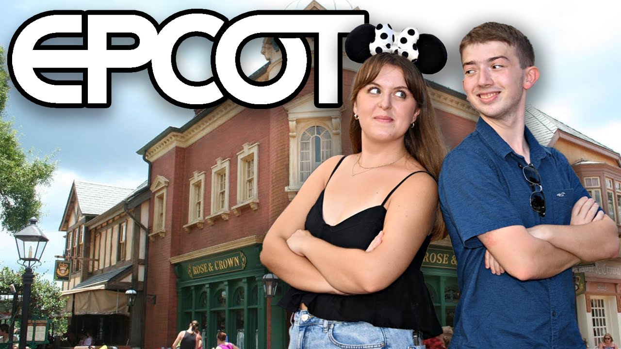 ASHTON & LIBBY TAKE ON EPCOT | Dinner at the Rose & Crown