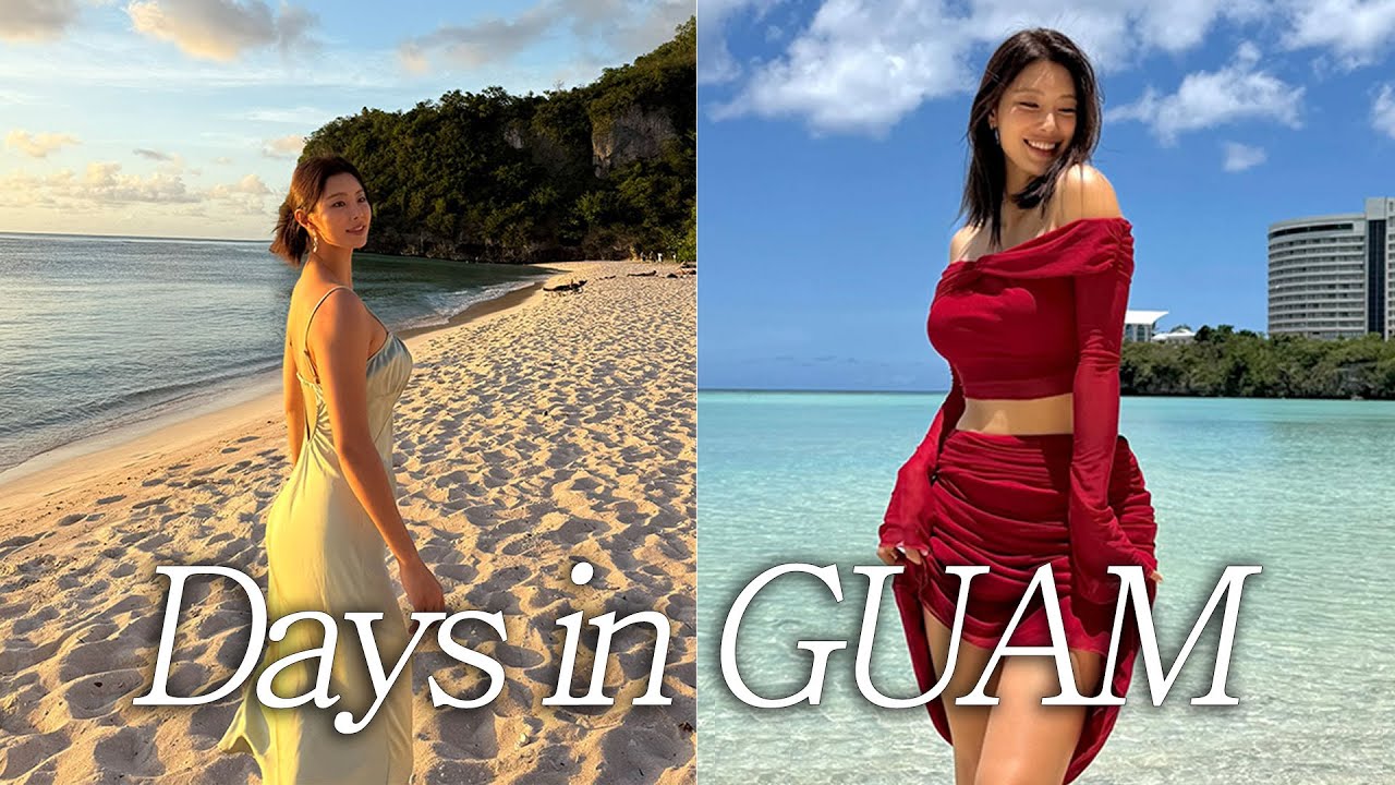 (ENG)괌에괌..⛱✨스노쿨링하고 코코새도 만지고, 괌마라톤 준비