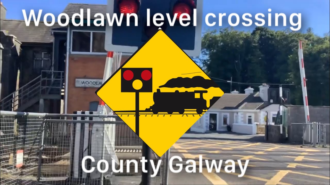 Woodlawn station level crossing, Galway