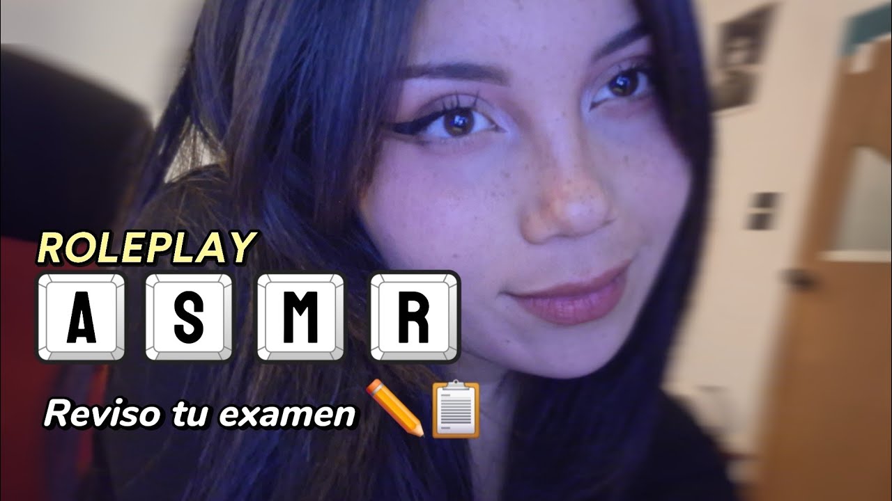 ASMR RP maestra revisa tu examen ✏️📋 | soft spoken 