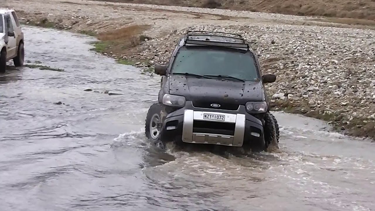 Off-road in Greece, playing in mud (11-02-2018)