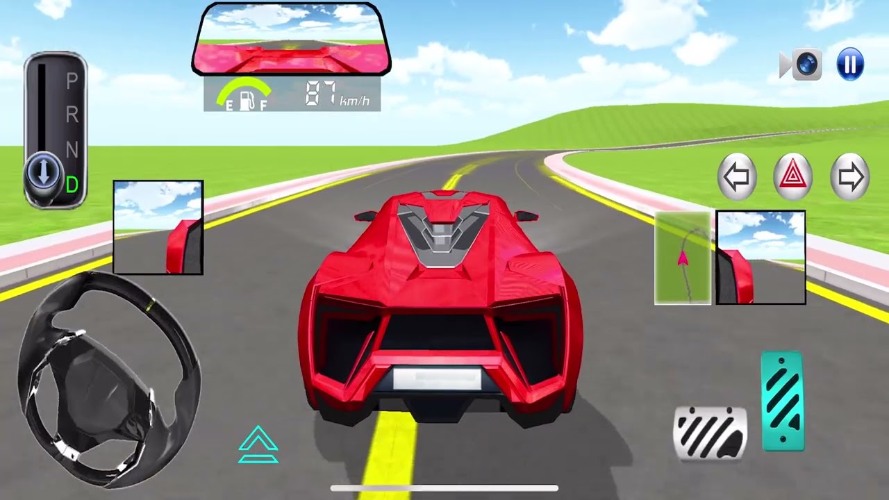 New McLaren Car Funny Driving - in Railway Station Parking 3d Driving Class Android Gameplay