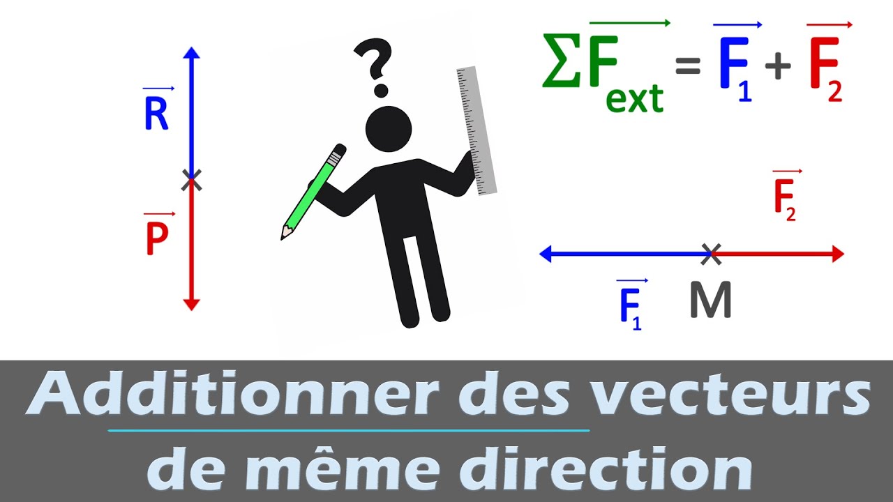 Additionner des vecteurs (ayant même direction) I Rappels mathématiques pour la physique