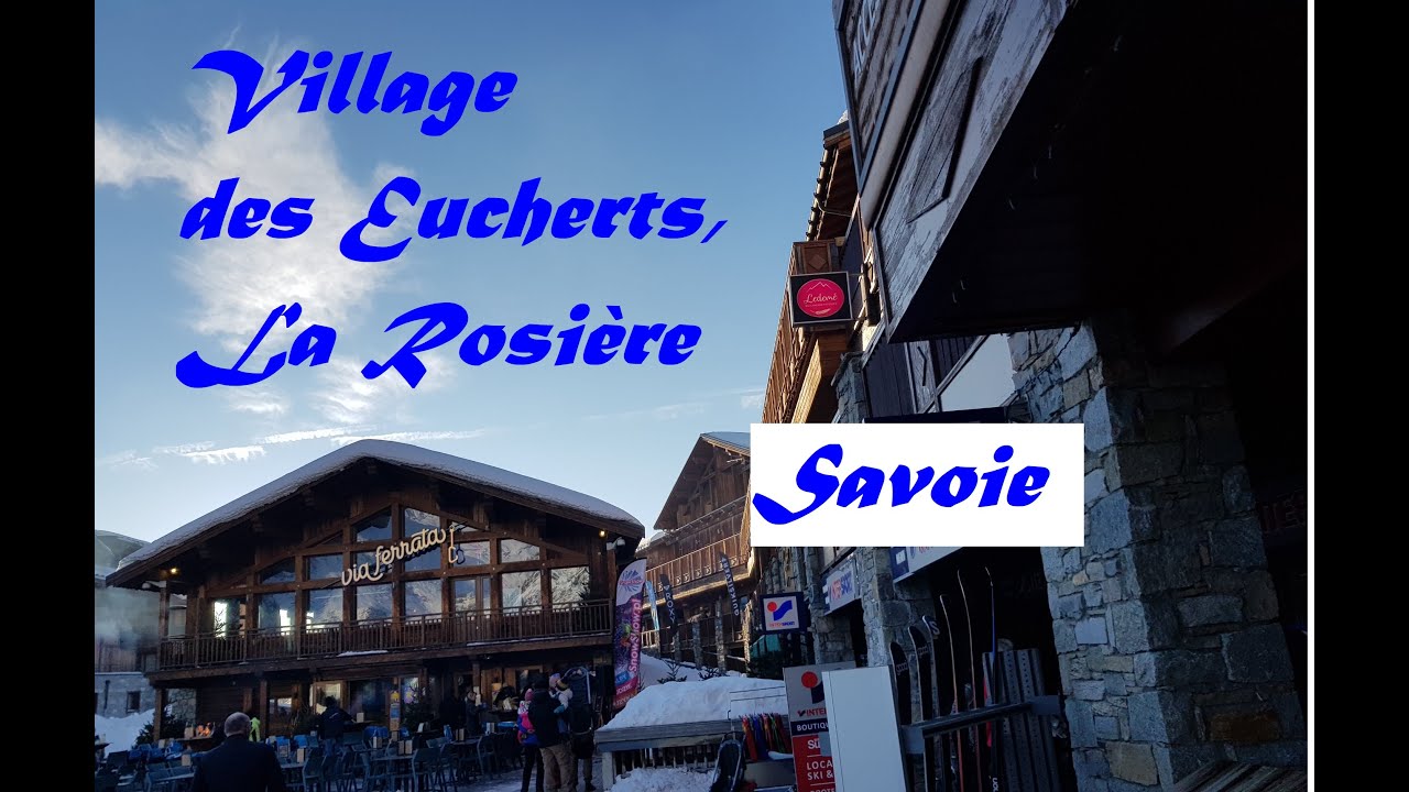 France : Village des Euchères, la Rosière 1850, son centre