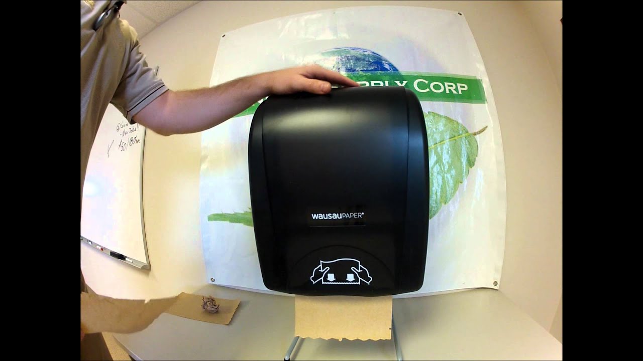 Double stuffing opti serve roll towel dispenser