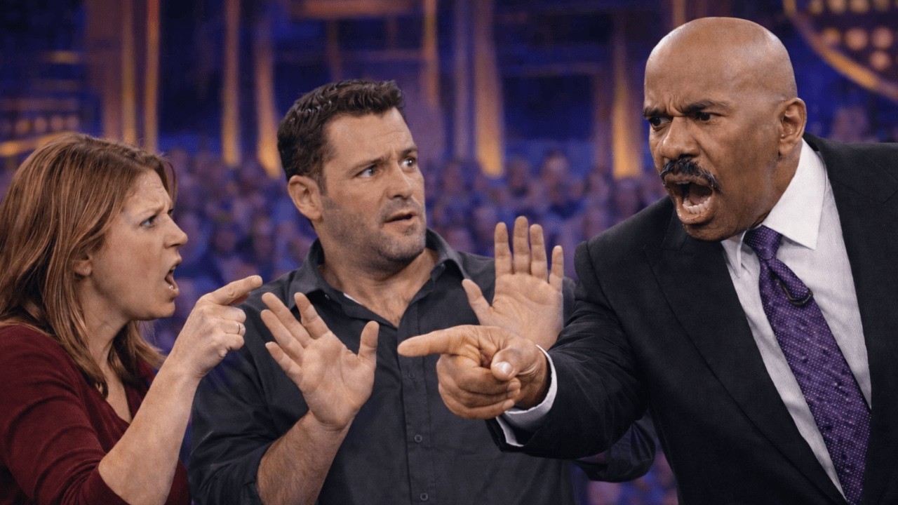 Wife Exposes Husband’s Money Lies — Steve Harvey Makes Him Face the Truth!