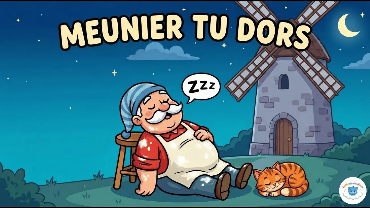 Meunier tu dors - Comptine et chansons pour enfants - Le Monde des Minos