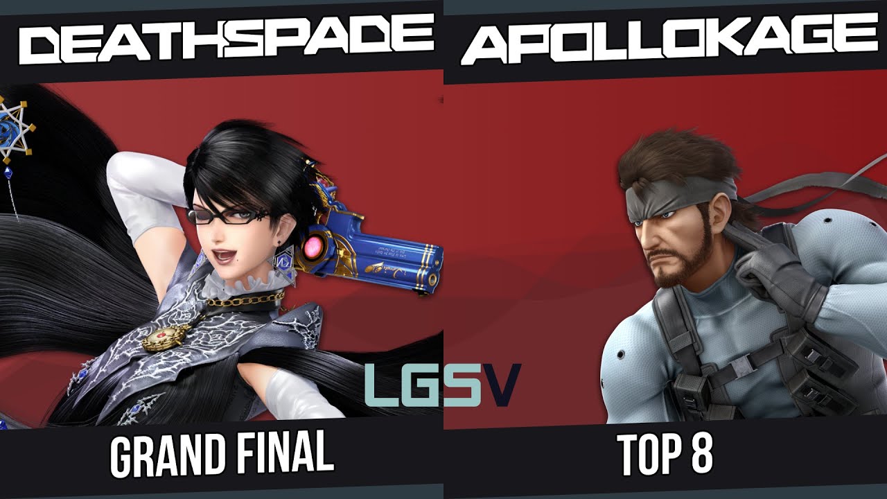 LGS5 - Deathspade (Bayonetta) Vs. Apollokage (Snake) - GRAND FINALS - SSBU