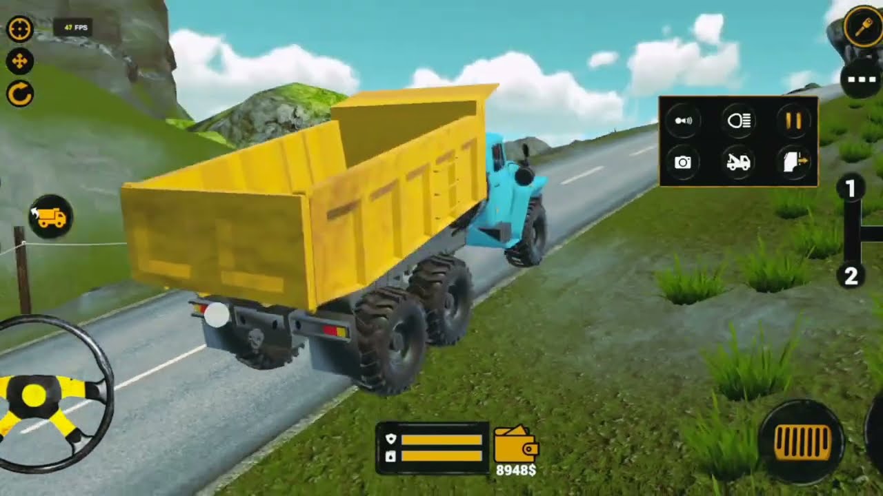 Driving a Big Truck Through a Dangerous Jungle Road! 😱🚚”