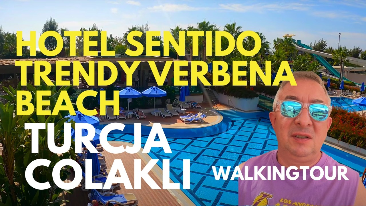 Hotel #SentidoTrendy #VerbenaBeach – spacer po całym obiekcie w 4K [Turcja, Side] #travel #turcja