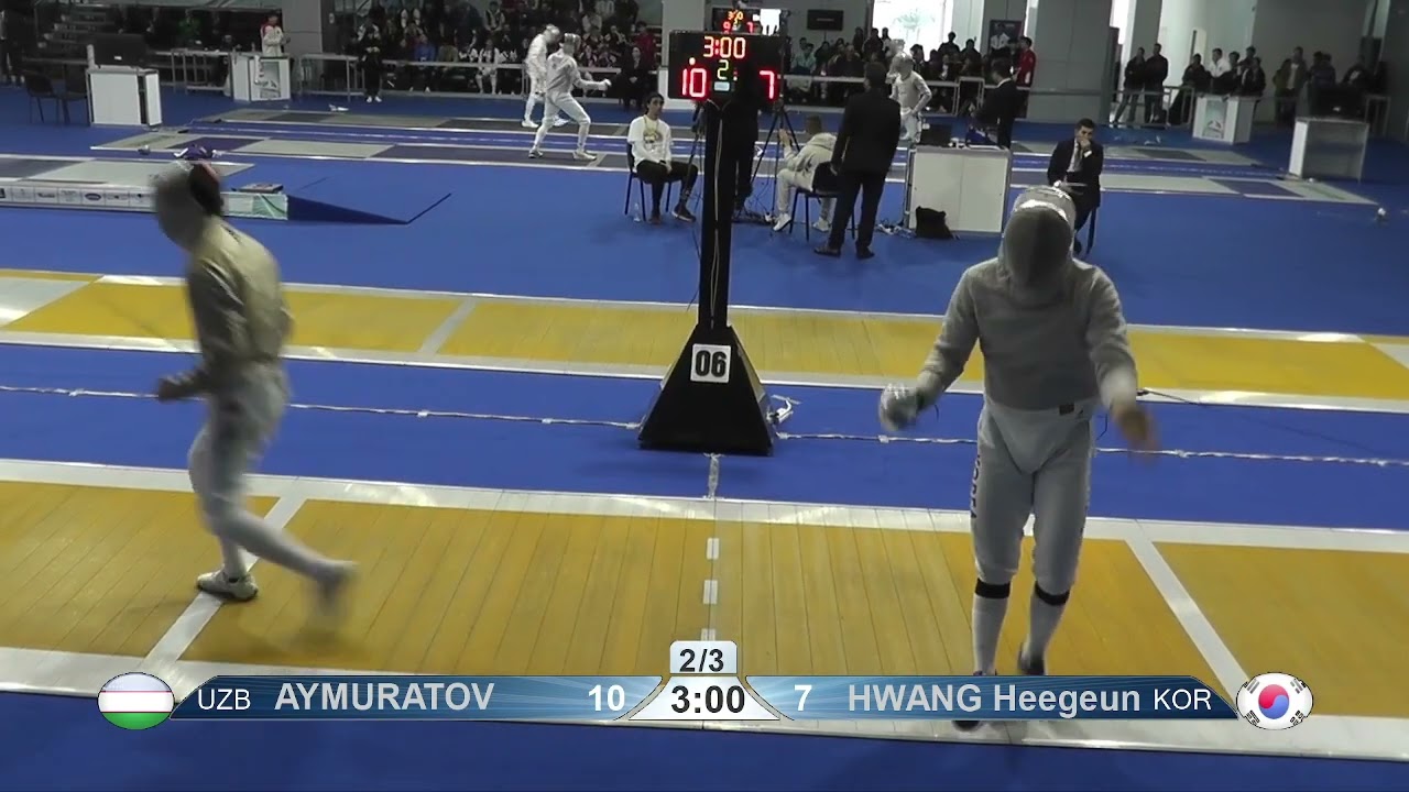 2023 Day01 T32 10 M S Individual Junior Plovdiv BUL CHM 6 HWANG KOR vs AYMURATOV UZB