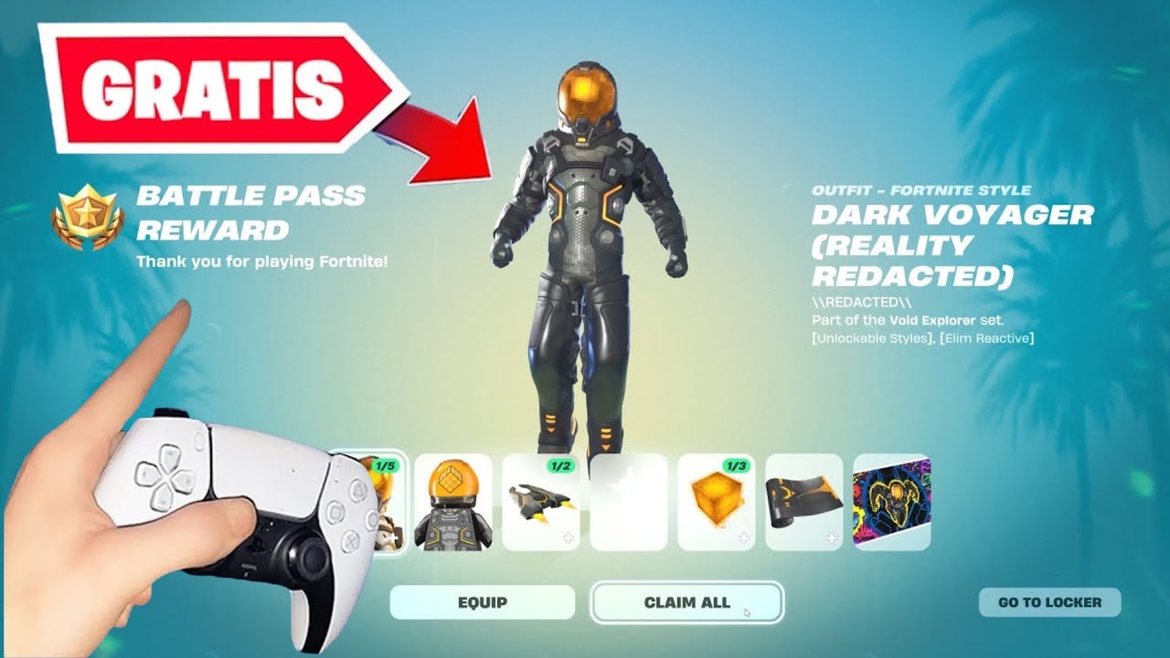 Como CONSEGUIR GRATIS *PASE DE BATALLA* FORTNITE TEMPORADA 1 CAPITULO 7 🎁 SKINS GRATIS