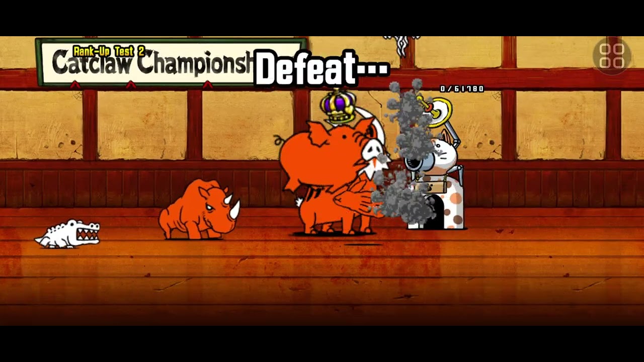 Trying to beat rank 5 cat claw dojo