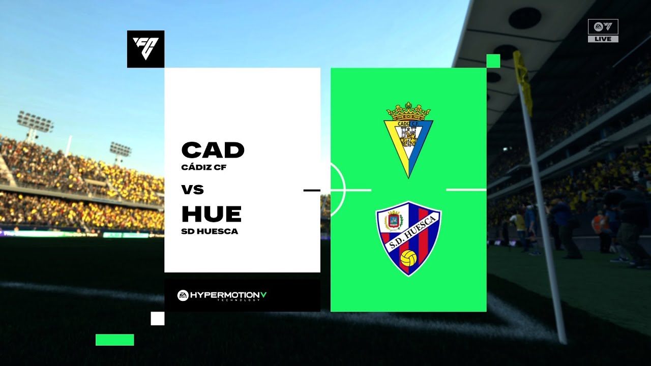 CÁDIZ CF vs SD HUESCA | LaLiga HYPERMOTIONV | FC 26 | gameplay
