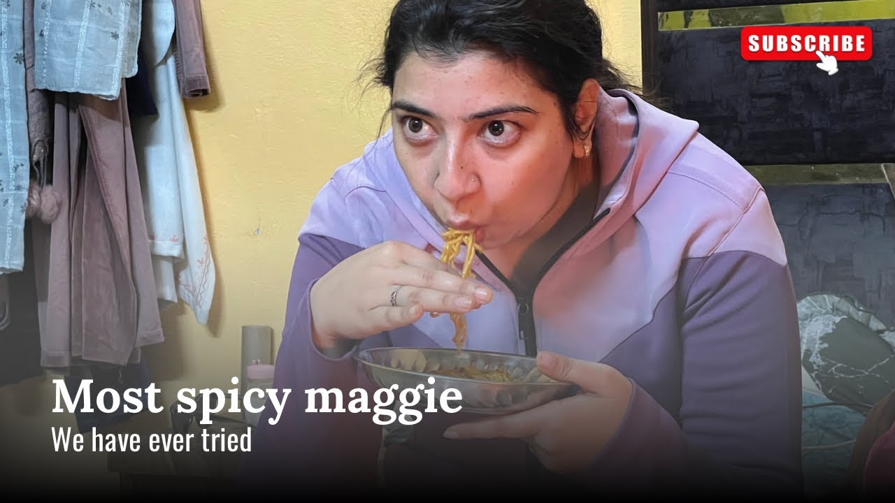 Maggie kha ke ro pade sab 😂😂/Smokey Desi chicken make at home ( daily vlog )   